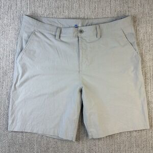 Southern Tide Performance Golf Shorts Mens Size 42 Grey Blend Casual Outdoor